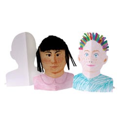 Image for Roylco Stand-Up Self-Portrait Art Project Kit, 6-1/4 x 9 Inches, Pack of 40 from School Specialty
