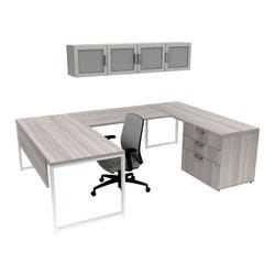 Affordable Interior Systems Calibrate Series Open Leg U-Shape Desk 4000739