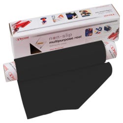 Image for Dycem Non-Slip Material Roll, 8 Inches x 6-1/2 Feet, Black from School Specialty
