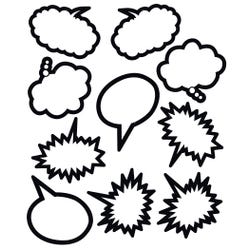 Image for Teacher Created Resources Speech and Thought Bubbles, 6 Inches, Pack of 30 from School Specialty