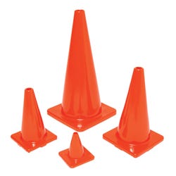 Image for Poly Enterprises 6 Inch Classic Game Cone, Orange from School Specialty