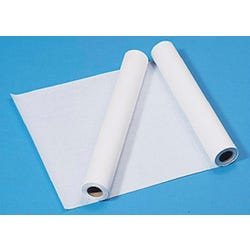 Image for School Health Economy Creped Exam Paper Rolls, White, Case of 12 from School Specialty