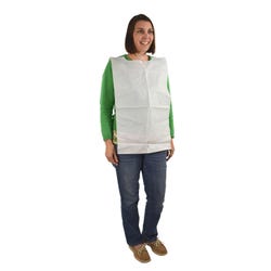Image for Safeguard Disposable Overhead Bibs, 16 x 30 in, White, Pack of 300 from School Specialty