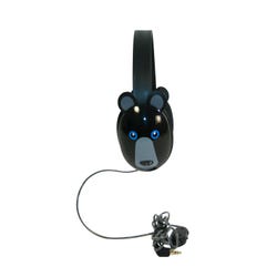 Califone Listening First 2810-BE Over-Ear Stereo Headphones with Inline Volume Control, 3.5mm Plug, Bear, Each, Item Number 2103809