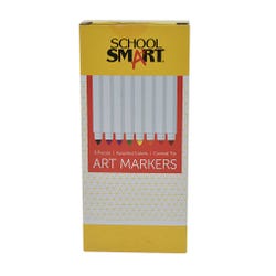 School Smart Art Markers, Conical Tip, Assorted Colors, Set of 8 Item Number 085117