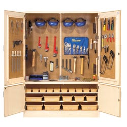 Image for Diversified Woodcrafts Automotive Tool Storage Cabinet, 60 x 22 x 84 Inches from School Specialty