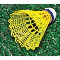 Image for Sportime Tournament Yeller Badminton Shuttlecocks, Yellow, Set of 6 from School Specialty