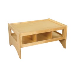 Childcraft Toddler Multi-Purpose Play Table with Storage, 36 x 26 x 18 Inches, Item Number 1464164