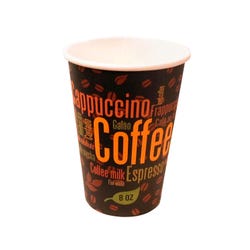 Image for Gogo Hot Cups, 8 oz, Paper, Pack of 50 from School Specialty