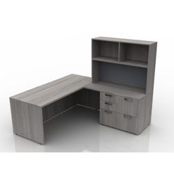 Image for AIS Calibrate Series Typical 14 Admin Desk, 78 x 72 Inches from School Specialty