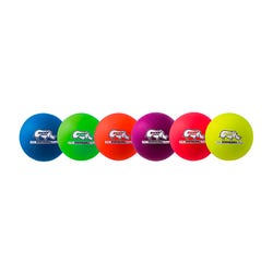 Image for Rhino Skin Dodgeballs, 6-3/10 Inches, Assorted Colors, Set of 6 from School Specialty