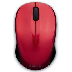 Image for Verbatim Silent Wireless Blue LED Mouse, Red from School Specialty