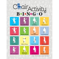 Image for Visualz Express Chair Activity Bingo, Sit Down Exercises from School Specialty
