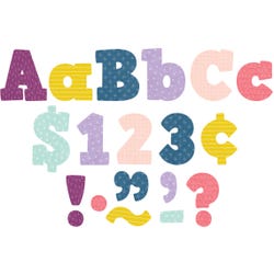 Image for Teacher Created Resources Oh Happy Day Block Letters, 4 Inches from School Specialty
