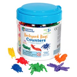 Image for Learning Resources Backyard Bug Counters, Set of 72 from School Specialty
