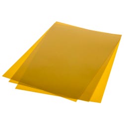 Image for Grafix Shrink Film, 8-1/2 x 11 Inches, Gold, Pack of 50 from School Specialty