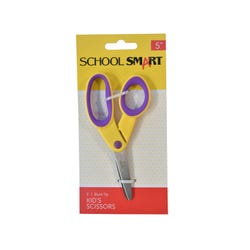School Smart Blunt Tip Kids Scissors, 5 Inches, Item Number 084837