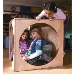 Image for Whitney Brothers Privacy Play House Cube, 29 x 29 x 29 Inches from School Specialty