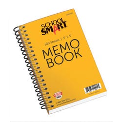 Image for School Smart Side Opening Memo Notebook, 3 x 5 Inches, 100 Sheets from School Specialty