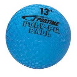 Image for Sportime Poly PG Ball, 13 Inches, Each, Blue from School Specialty