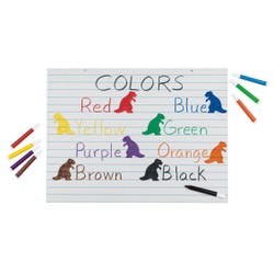 Image for School Smart Primary Chart Newsprint Paper, 1 Inch Rule, 24 x 18 Inches, 100 Sheets from School Specialty