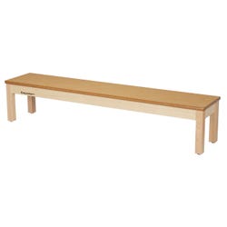 Image for Childcraft Wall Bench, 59-3/4 x 12 x 12 Inches from School Specialty