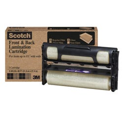 3M Dual Laminating Refill Cartridge Roll, 8-1/2 Inches x 90 Feet Roll, 5.6 mil Thick, Item Number 678890