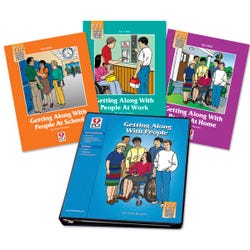 Image for PCI Educational Publishing Pro-Ed Getting Along with People Complete Program Binder Set from School Specialty