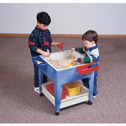 Image for ChildBrite Youth Mobile Mite Sand and Water Table, 21 x 21 x 24 Inches, Blue from School Specialty