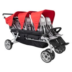Image for Foundations Gaggle 6 Jamboree 6 Passenger Stroller, 71-1/2 x 33 x 41 Inches from School Specialty