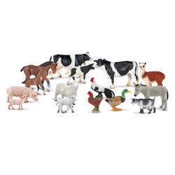 Image for Childcraft On the Farm Hand-Painted Animals, Set of 15 from School Specialty
