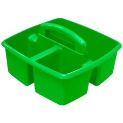 Image for Storex Small Caddy, 9-1/4 x 9-1/4 x 5-1/4 Inches, Green, Pack of 6 from School Specialty
