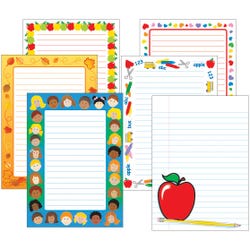 Image for Creative Shapes Assorted Notepads, 5 x 7 Inches, 50 Sheets, Set of 6 from School Specialty