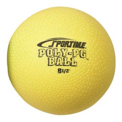 Image for Sportime Poly PG Ball, 8-1/2 Inches, Yellow from School Specialty