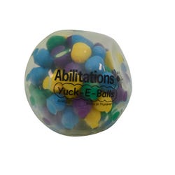 Abilitations Yuck-E-Ball Fidget, Transparent, Item Number 024522
