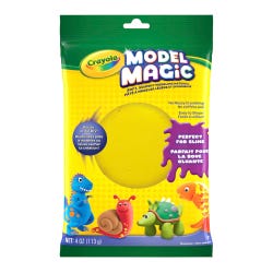 Crayola Model Magic Non-Toxic Mess-Free Modeling Dough, 4 oz, Yellow, Item Number 213976
