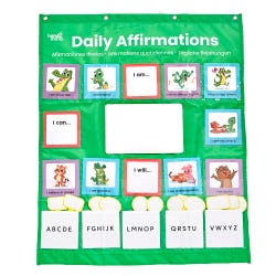 Image for Hand2Mind Daily Affirmations Pocket Chart from School Specialty