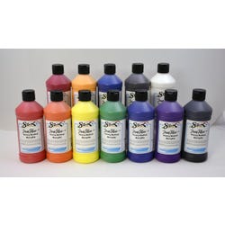 Sax True Flow Heavy Body Acrylic Paint, Assorted Colors, Pints, Set of 12, Item Number 1572473