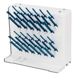Image for Scienceware LAB-AIRE II Wall Mount Drying Rack, ABS Plastic, White, 2-Tier from School Specialty