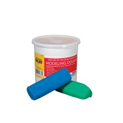 School Smart Non-Toxic Modeling Dough Set, 2 lb Tub, Assorted Color, Set of 8 088683