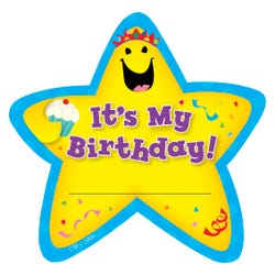 Creative Teaching Press It's My Birthday Star Badges, Item Number 049502