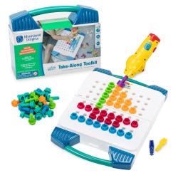 Image for Educational Insights Design and Drill Take-Along Tool Kit, 66 Pieces from School Specialty