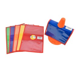 Image for Sportime Shoulder Folders, 8 x 11 Inches, Set of 6 Colors from School Specialty