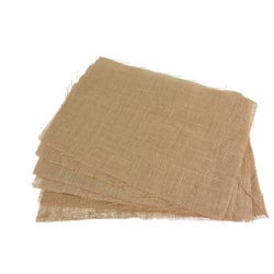 James Thompson Natural Burlap Craft Sheets, 12 x 18 Inches, Pack of 6, Item Number 2023288