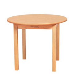 Image for Childcraft Wood Table, Laminate Top, Round, 42 x 28 Inches from School Specialty