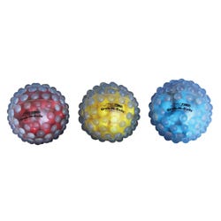 Image for Sportime Soft Gel Grab-N-Balls, 4 Inches, PVC, Assorted Colors, Set of 3 from School Specialty