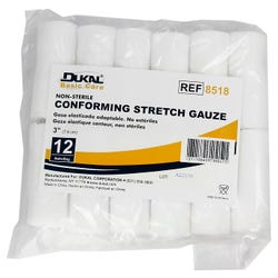 Image for Dukal Rolled Gauze Non-Sterile, 3 Inches, Bag of 12 from School Specialty