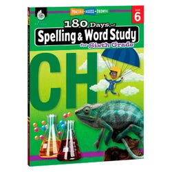 Image for Shell Education 180 Days of Spelling and Word Study for Sixth Grade from School Specialty