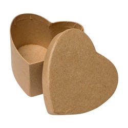 Image for Creativity Street Heart Papier-Mache Mini Box, 3-1/2 X 1-1/2 inches from School Specialty