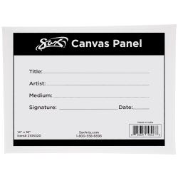 Image for Sax Genuine Canvas Panel, 14 x 18 Inches, White from School Specialty